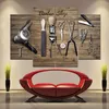 Barber Shops and Tools Frameless Paintings 4pcs No FramePrintd on Canvas Arts Modern Home Wall Art HD Print Painting Y2001021312918