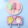 Diğer Bar Ürünleri Diy dondurma kalıp silikon Ices Kremler Ev Ev Yapımı Popsicle Meyve Smoothie Jelly Cartoon Model WH0359