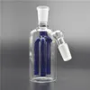 Glas-Aschefänger-Recycler, drei Filter, Perc-Aschefänger, 14-mm-18-mm-Adapter, Raucherzubehör für Glasbong