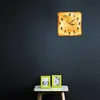 12インチトーストパンモダンキッチン壁掛け時計ベーカリービジネスサインケーキショッププリントクォーツウォッチバッテリーZegar Scienny 201118