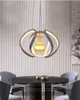 6-color levou lustre pós moderna sala de Nordic balcão de bar de estar lâmpadas única cabeça criativa levou exposições lâmpadas personalidade pingente