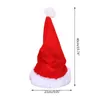 Weihnachten Snapback Einstellbare Hut Lustige Schütteln Tanzen Singen Santa Claus Kappe Elektrische Spielzeug Weihnachten Party Prop Dekoration