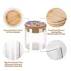 Mini Sigaret Case Seal Clear Glass Opslagtanks Hout Roken Accessoires voor Wholesale OEM-deilen