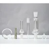 Groothandel Glas NC Kits met 14mm 18mm Titanium Tips Nail Keck Clip Mini Wax Oil DAB Rigs Nector Collector Stro Rook Roken Pijpen
