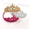 Glanzende pailletten kroon haar hoepel dimensionale kinderen baby meisjes mode prinses tiaras band accessoires party geschenken festival 4 5mq n2