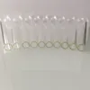 Clear Pyrex 7.9 inch Lengthen Long Glass Oil Burner Pipe Oil Nail Burning Jumbo Concentrate Pipes Thick Transparent Great Smoking Tubes Accessories Wholesale