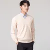 Sweaters masculinos Man Pullovers Winter Fashion Vneck Sweater Wool Jumpers Macacs Male Woolen Roupos Tops Standard 220929