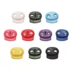 200 Stuks Plastic Stopper Dubbele Gaten Koordvergrendeling Bean Toggle Clip Schakelt Koord Kleding Schoenveter Knoppen Sportkleding Accessoires9591016