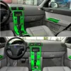 For Volvo S40 V50 C30 Interior Central Control Panel Door Handle 5D Carbon Fiber Stickers Decals Car styling Accessorie223Q