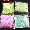 Wholesale-100Pcs 3D Glow Stickers Luminous stars Baby Bedroom Beautiful Fluorescent In The Dark Toy Festival TD0056