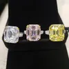 OEVAS 30 Carats Topaz High Carbon Diamond Cringed для женщин Сплошные 925 серебряного серебряного серебряного серебряного серебряника