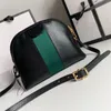 Luxury Shoulder Shell Bag Kvinnors Fashion Top Quality Designer Pigskin Korn Äkta Läder Messenger Bags Storlek 23.5 * 19 * 8cm