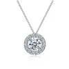 Mode cubique zircone diamant collier cristal anneau pendentif femmes colliers fête mariage mode bijoux volonté et cadeau de sable