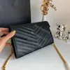 Mode Frauen Luxurys Designer Taschen echte Lederhandtaschen Messenger Crossbody Chain Umhängetasche Totes Brieftasche