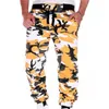 Mens Joggers Camouflage Sweatpants Casual Sports Camo Pants Full Length Fitness Striped Jogging Trousers Cargo Pants301r