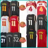 2021 New Kevin 21 Garnett Basketball Jersey Anthony 1 Edwards Mens Karl-Anthony 32 Towns Trae 11 Young Mesh Retro Spud 4 Webb Red