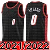2022ベン10シムモンジャージャム1 S硬貨バスケットボールジャージ0ダミアン男性リヤルドジャージーS-XXLブルーホワイトレッドブラック刺繍ロゴ