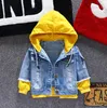 Kinder039s Denim -Schichten Frühling Herbst Kleidung Langarm Baby Jungen Mädchen Jacken Kapuze -Schichten Denim Jacken für 1 2 3 4 5 6 Y1928138