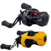 Baitcasting Fishing Reel 14+1 Ball Bearings Drag Brake System Fishing Coil 6.4:1 High Speed Baitcast Reel