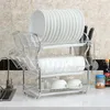 Stainless Steel Dish Rack Dish Drainer Stainless Steel Drying Rack Bowl Dish Draining Shelf Dryer Tray Holder Kitchen Organizer T23725774