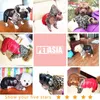 PETASIA Ropa de invierno para perros Chaquetas para perros pequeños y medianos Abrigo grueso de leopardo Tela impermeable para vivir Ropa para mascotas 201102