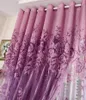 New European Luxury Design Purple Coffee Curtain Kitchen 3d Curtains Multicolored Nice Curtain for Living Room Fabrics1