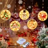2021 Julleddekorativ Lantern Star Light for Home Room Layout Ornament Christmas Tree Santa Claus Night Light Xmas Pendan266V