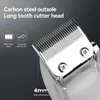 Kemei 12480 Professionell Master Barber Shop Hair Clipper Trådlös litiumjon Justerbar Blade Trimmer Skärmaskin 220312