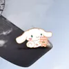 4 sztuk / zestaw Kawaii Bunny Puppy My Melody Enamel Pins Collar Hat Lapel Japoński Kreskówka Bunny