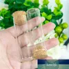 22x70mm 18ml Empty Glass Transparent Clear Bottles with Cork Stopper Glass Vials Jars Packaging Bottles Test Tube 100pcslot7845691