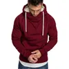 Män broderi splicing hoodies mode trend tonåring långärmad soldig färg hooded toppar designer manliga vinter fleece pullover sweatshirts