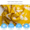 Coperta per bambini Mussola di cotone organico Super morbida trapunta spessa Swaddle Asciugamano da bagno per bambini Passeggino Coperte mensili Avvolgere neonato Swaddle Y1798007