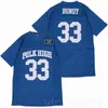 男性映画33アルバンディポークフットボールジャージーセールチームカラーブルー通気性ピュアコットン刺繍と縫製高品質