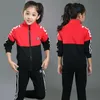 Flickor Autumn Clothing Set 2020 New Teenage Tracksuit School Children Girl Outfits Twopiece Kids Clothes Sports Suit T2007076149192