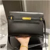 Luxury Designer Bag Leather Female 2022 New Trendy Wild Cross-Body Manhattan Commuter Retro Tofu Underarm Bag With Box