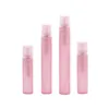 5ML 5G Frosted Plastic Tube Empty Refillable Perfume Bottles Spray for Travel and Gift,Mini Portable pen