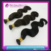 1 Bundles Pack 830039039 Double Drawn Keratin Fusion Stick Tip ILink Hair Extensions Body wave Indian Remy Straight I Shap6453421