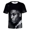 Hip Hop Rapper YoungBoy Never Broke Again T Shirt Camisetas Hombre Stampa 3D Maglietta a maniche corte per adulti / bambini Streetwear