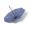 8 żebra mini parasol na świeżym powietrzu przenośny padający deszczowy deszczowy deszcz UV unisex dla dzieci Ochrona Ochrona Body Red 220426