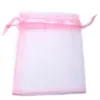 7cm*9cm Organza Sheer Gauze Earrings Necklace Jewelry Pouches Bags Packing Drawable Organza Pouch Bag Wedding Small Gift Bag Wholesale price