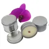 NEWSoy Wax Candle Natural Plant Eco Friendly Bougie With Scented Tinplate Cans Package Candles Pollution Free RRD13631