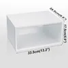 Foldable Plastic Shoe Box Thicker Dustproof Flip Stackable Shoebox Transparent Drawer Sort Out Shoes Cabinet Shoe Organizer VT1865