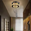 モダンなLEDクリスタルシーリングライト創造的なリビングルーム照明ロタンダランプの大気中のダイニングルームランプベッドルームのシーリングライト
