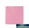 15X15cm Differet colour White/ Yellow/ Pink/ Black Heat Sealable Aluminum Foil Flat Pouch Open Top Package Bag vacuum pouch SN1113