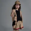 Kinder stricken Strickjacke große Kinder Plaid Langarm Strickpullover 2020 Neue Mädchen Eltern-Kind-Pullover Kinder gestreift Outwear S764