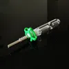 Offre spéciale Mini verre Nector collecteur Kits paille plastique Keck Clips tuyaux de fumée NC Ki titane ongles Pyrex brûleur à mazout tuyaux