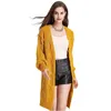 H.SA Inverno Outono Longo Feminino Cardigãs Latern Manga Casual Poncho Suéteres Sobrevos Oversized Long Cardigans Coreano Sueter 201288