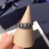 gioielli di moda titani 316L anelli a forma di cuore placcati oro anello doppio cuore in argento oro rosa anello femminile per donna