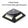 Solar Power 360 Degree Turntable Jewelry Rotating Display Stand Table Turn Plate For Watch and Store