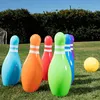 Aufblasbare Bowling Pin 2 m 2,5 m 3 m 6 stücke Set Große Menschliche Bowling Flasche Zorb Hamster Ball Spiele kostenloser Versand